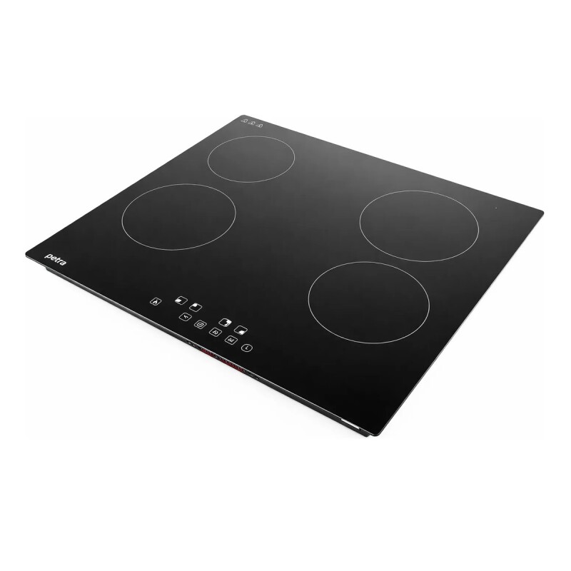 Anafe Vitrocerámica 4h De Empotrar Petra Color Negro Anafe Vitrocerámica 4h De Empotrar Petra Color Negro