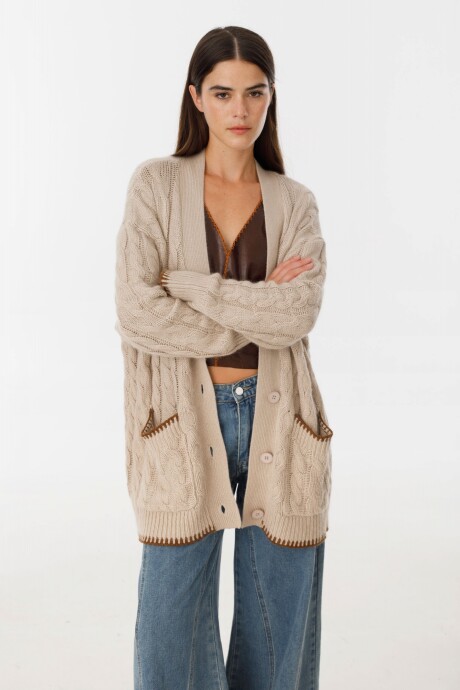Cardigan Elora Beige