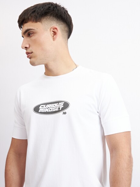REMERA CURIOUS BLANCO