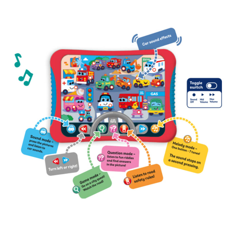 Tablet Hit Pad Autos y Camiones Kids Hits Tablet Hit Pad Autos y Camiones Kids Hits