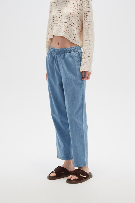 Pantalon Liru Celeste