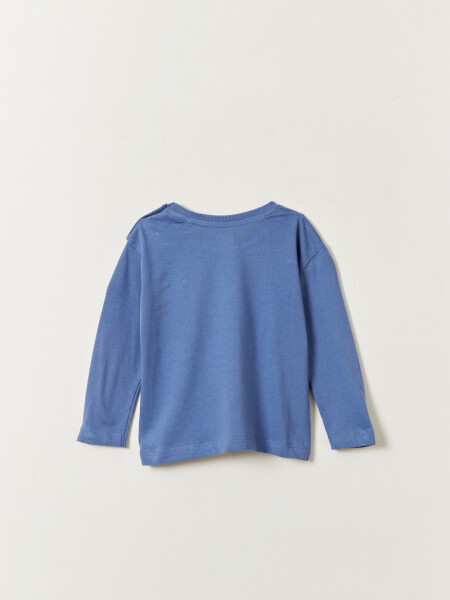 Remera estampa Capitán América Azul