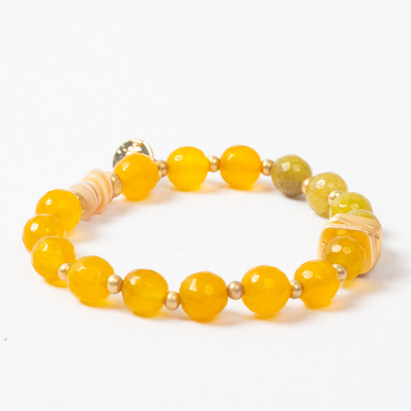 PULSERA ISKANDRIELLE AMARILLA PULSERA ISKANDRIELLE AMARILLA