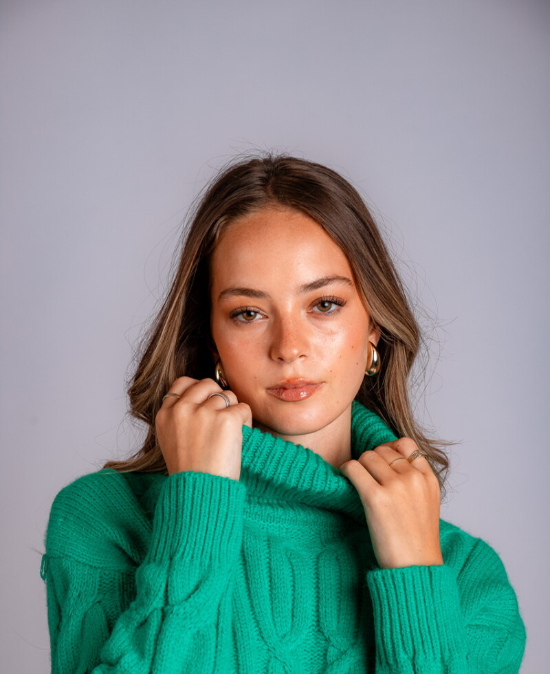 Polera Paz verde