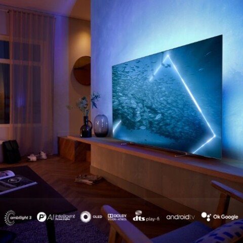 Oled Android Tv 65” Philips 4K con Ambilight Oled Android Tv 65” Philips 4k Con Ambilight