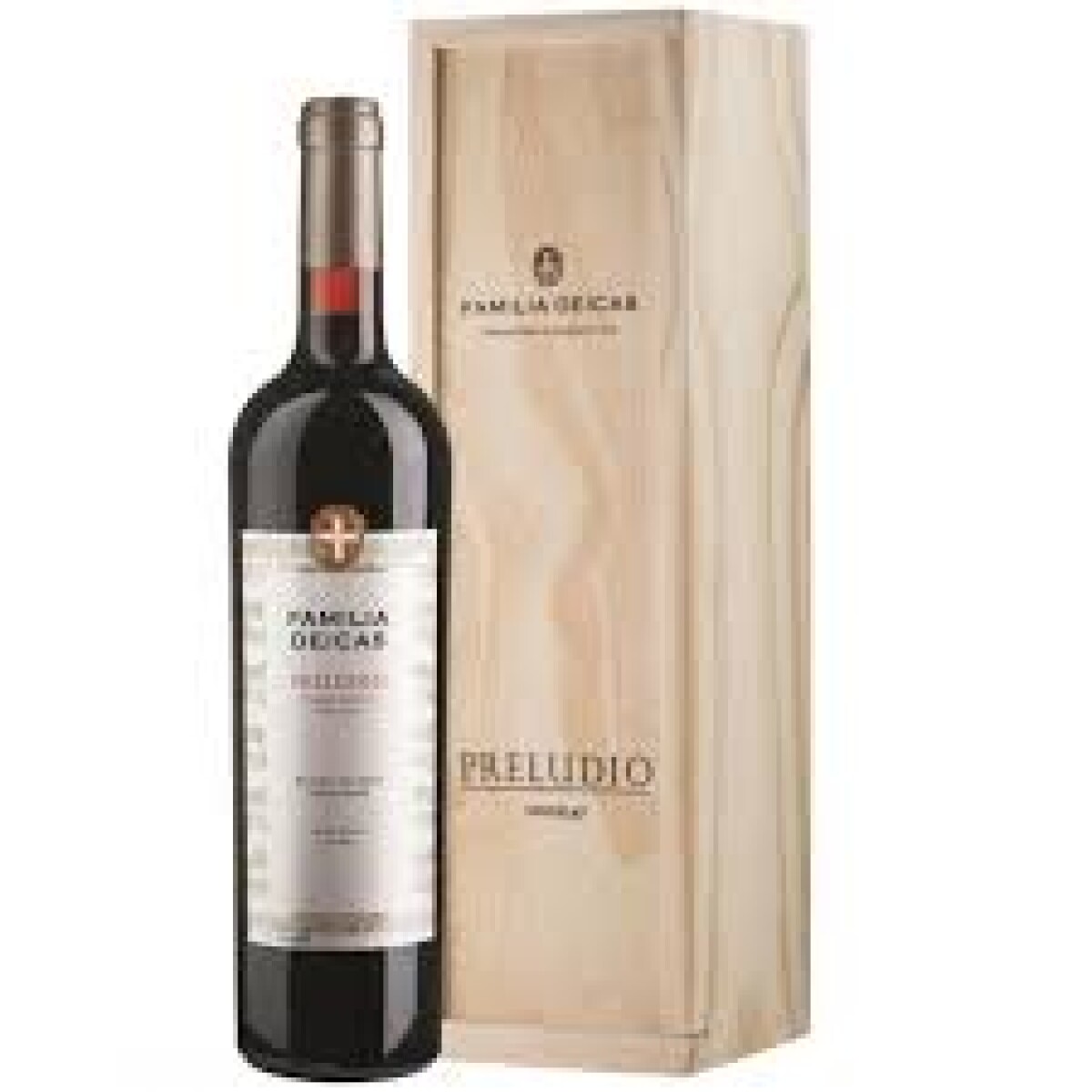 Preludio tinto con estuche de madera 