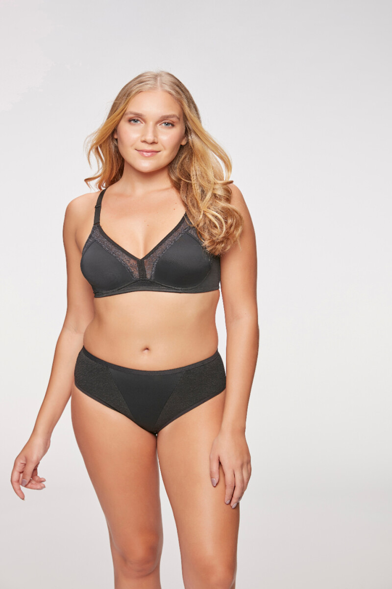 LADYFORM LACE N NEGRO