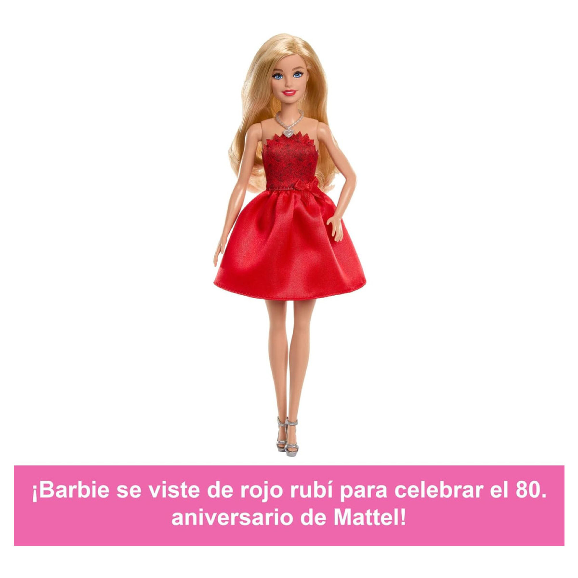 Barbie Signature 65 Aniversario Muñeca Rubia con Vestido de Barbie Signature 65 Aniversario Muñeca Rubia con Vestido de