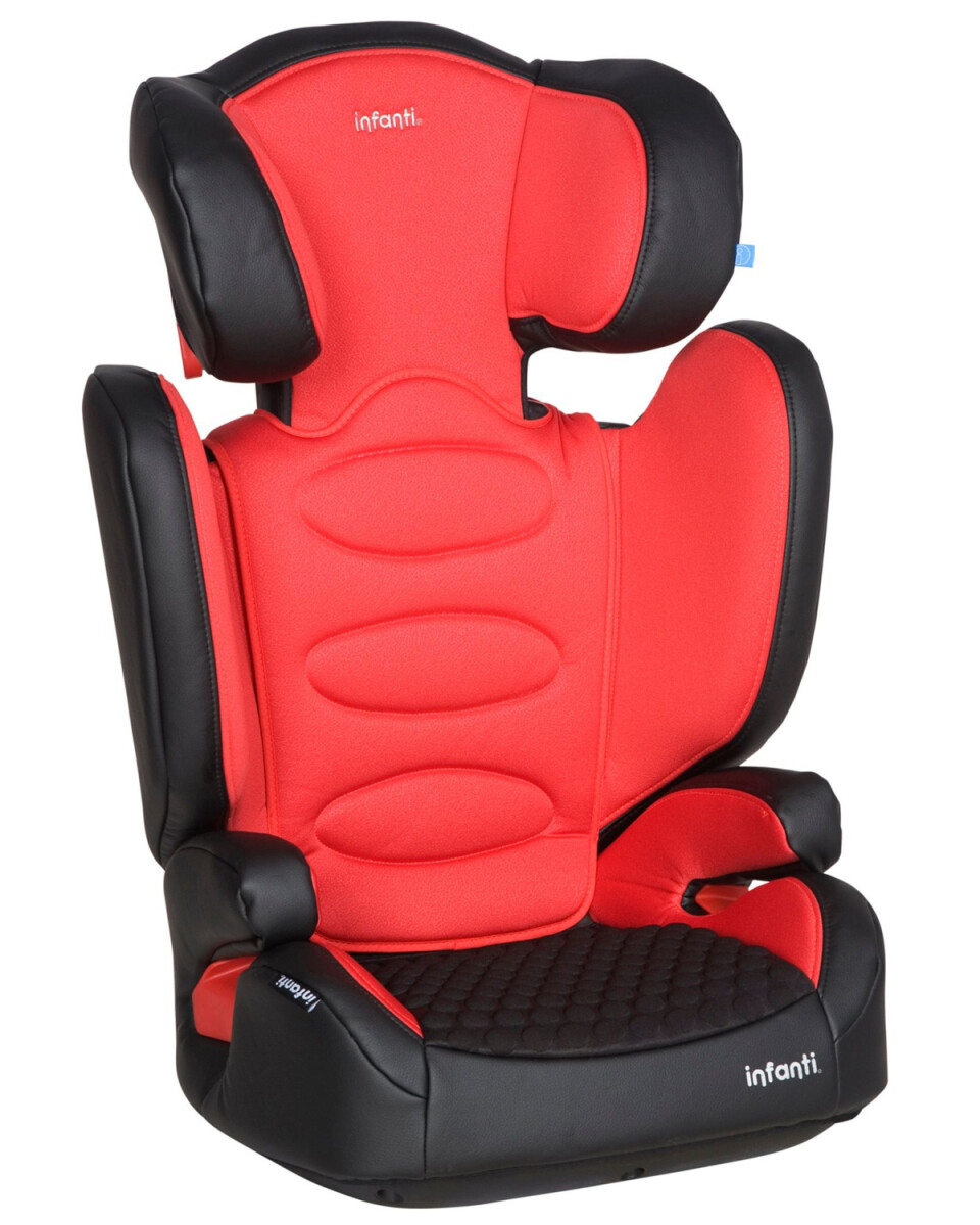 Silla butaca para auto Infanti Premium con Isofix 15 a 36 KG - Rojo 
