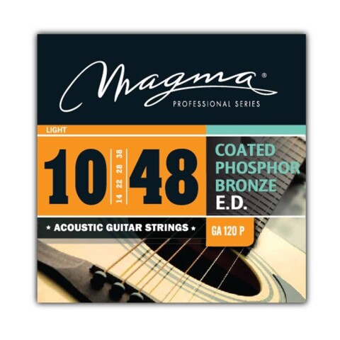 Encordado Guitarra Acustica Magma Coated PB .010 GA120P Encordado Guitarra Acustica Magma Coated PB .010 GA120P