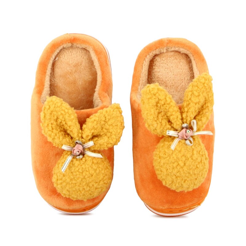 Macri Pantufla Niño/a Conejo C/moño Naranja