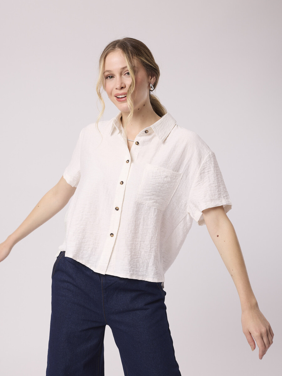 Camisa lino - crudo 