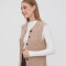 Chaleco Junela Beige Melange
