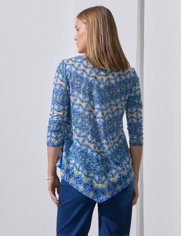 Blusa Brillos AZUL/MULTI