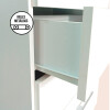 CONJUNTO COMODA + MESAS DE LUZ 100% MDP BLANCO Conjunto Comoda + Mesas De Luz 100% Mdp Blanco
