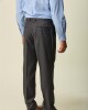 Pantalón Vestir Corte Clásico Gris Pizarra