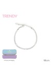 Pulsera con estrellas Plateado