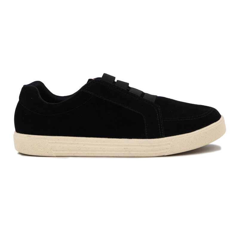 Br Sport Zapato Casual Con Elastico Negro