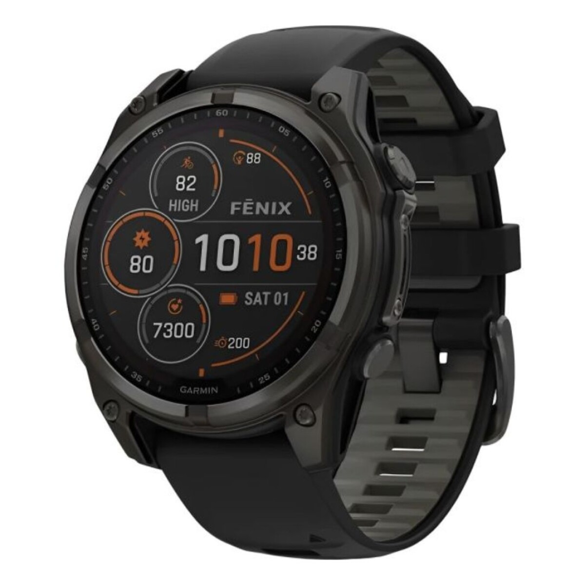 Reloj Smartwatch Garmin Fenix 8 Solar Sapphire 47mm Gray 