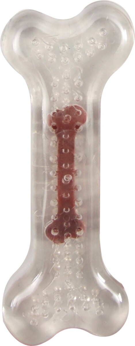 HUESO TPR TRANSPARENTE SABOR TERNERA 12CM 