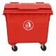Contenedor De Residuos Rojo - 1100 Litros Contenedor De Residuos Rojo - 1100 Litros