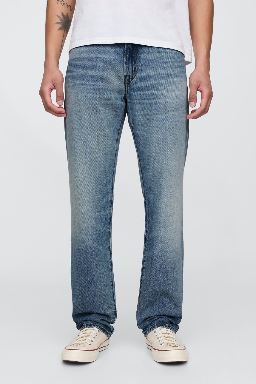 Jean Straight Ultra Soft Hombre Medium Wash