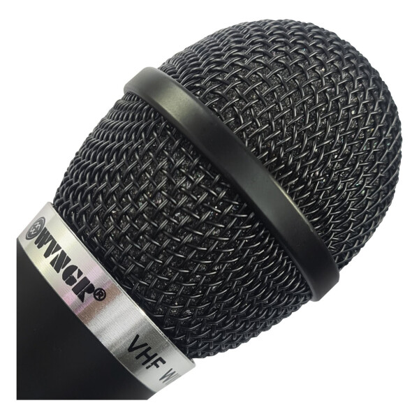 Kit 2 Micrófonos Inalámbricos con Receptor para Karaoke Kit 2 Micrófonos Inalámbricos con Receptor para Karaoke