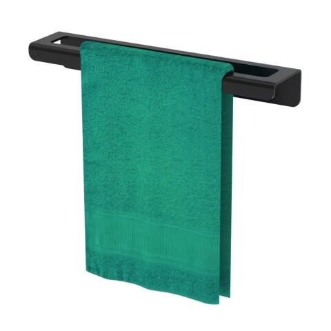 TOALLERO 28CM NEGRO MATE Toallero 28cm Negro Mate