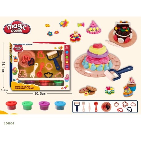 Set de Masas de Moldear para Formar Tortas 001