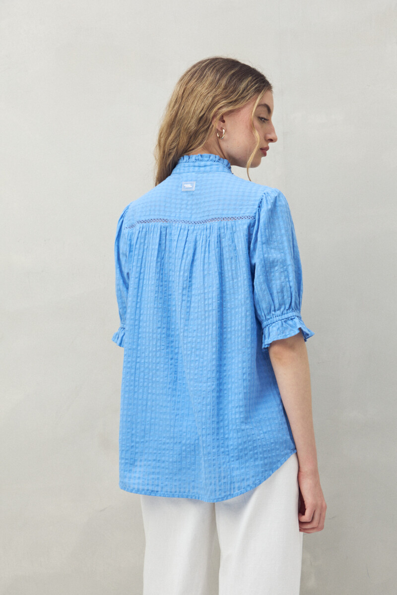 CAMISA ERRANTE Celeste Cielo