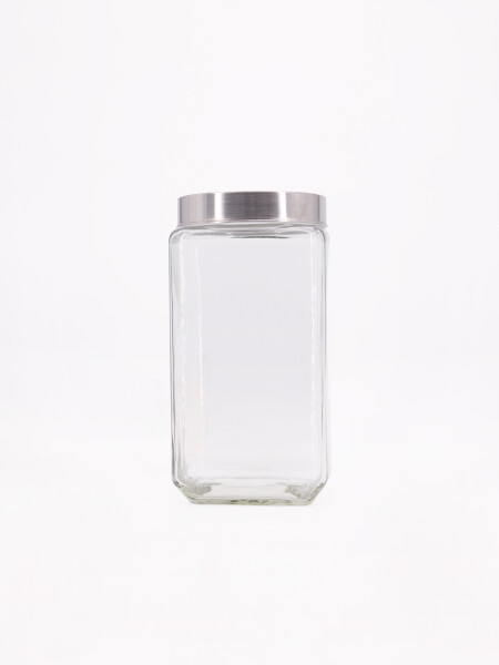 CONTENEDOR VIDRIO C/TAPA ROSCA TRANSPARENTE