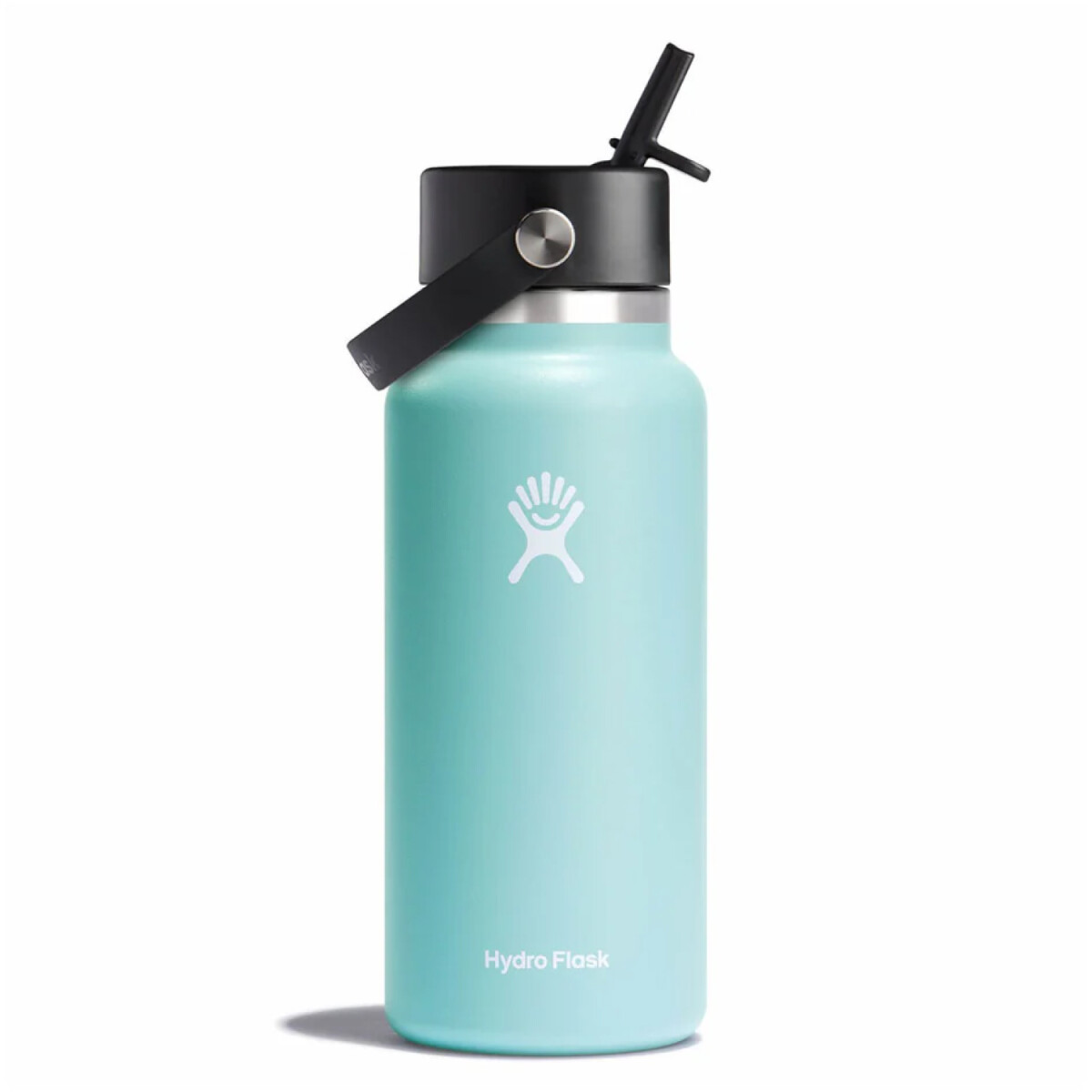 Botella Hydro Flask 32 OZ (0.94 L) WIDE FLEX STRAW CAP DEW - Celeste 