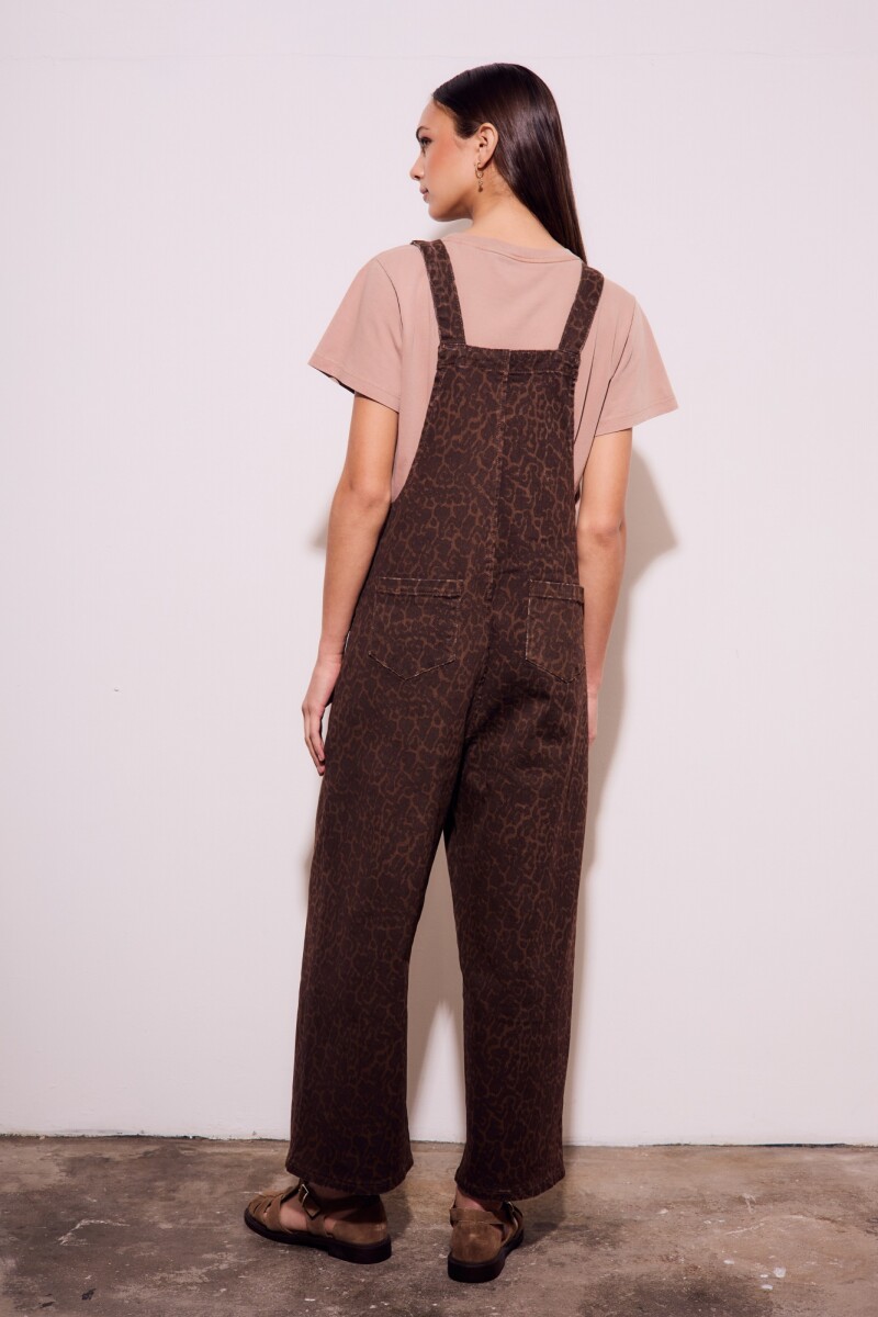 Enterito Animal Print Marron