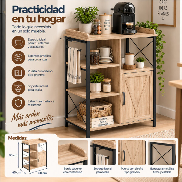 Aparadaor Estante Organizador Fg2257 APARADOR MULTIUSO LANBO FG2257