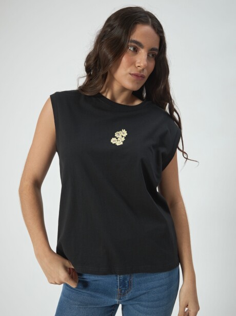 MUSCULOSA MACACHIN NEGRO