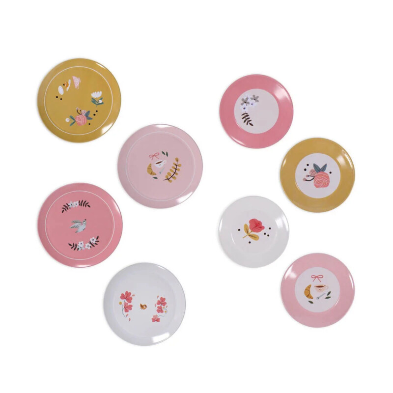 Juego de té de metal en maleta Les Parisiennes Moulin Roty Juego de té de metal en maleta Les Parisiennes Moulin Roty