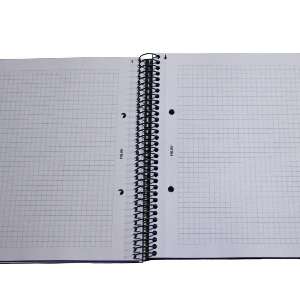 CUADERNO MILAN CON ESPIRAL TAMAÑO A5 CUADRICULADO DE 80 HOJAS COLOR ROSADO CUADERNO MILAN CON ESPIRAL TAMAÑO A5 CUADRICULADO DE 80 HOJAS COLOR ROSADO