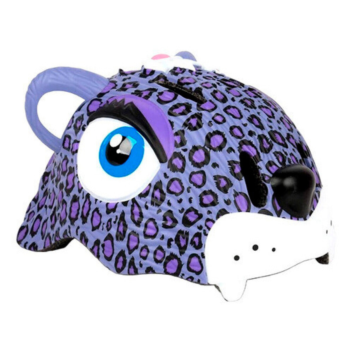 Casco Infantil Crazy Safety con Luz Led - LEOPARDO 