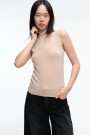 TOP SIN MANGAS Beige