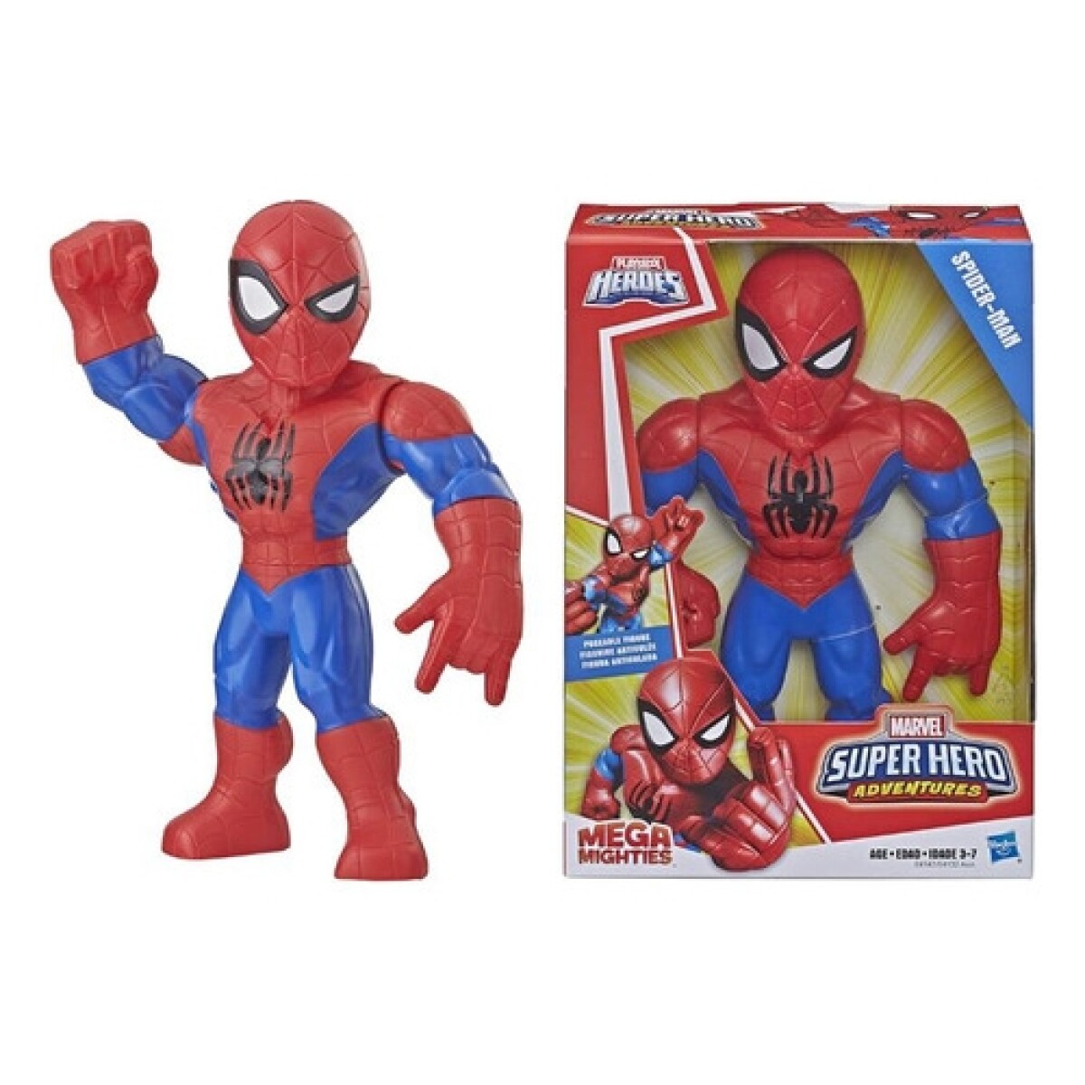 Figura Juguete Hero Mega Migthies Playskool Marvel Hasbro - Azul oscuro - Rojo 