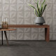 Porcelanato Gris Cemento Dark Mate Liso 61.1X61.1Cm Piso Pared GRIS