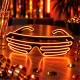 Lentes Led con Control Naranja
