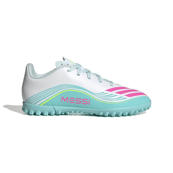 Championes FUTBOL 5 JR (TF) Adidas F50 MESSI CLUB TF J de Niños - JQ0949 Blanco-rosado