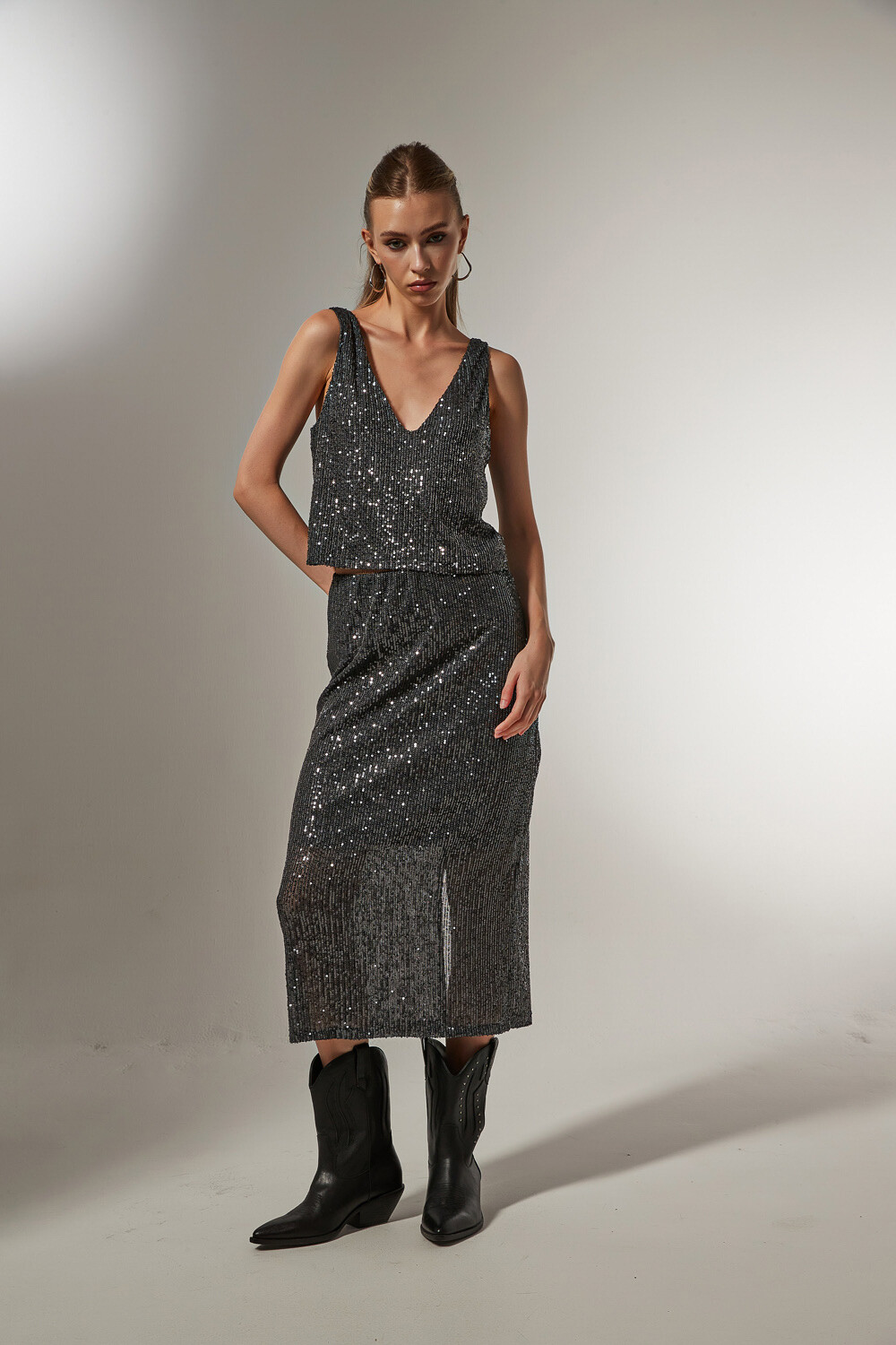 Falda Marten Gris Oscuro