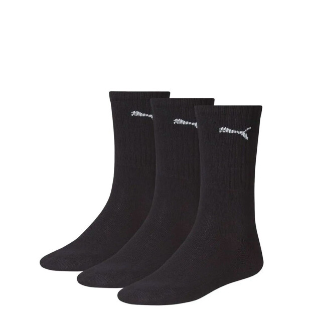 Medias Unisex Puma Crew Pack 3 Pares Negro