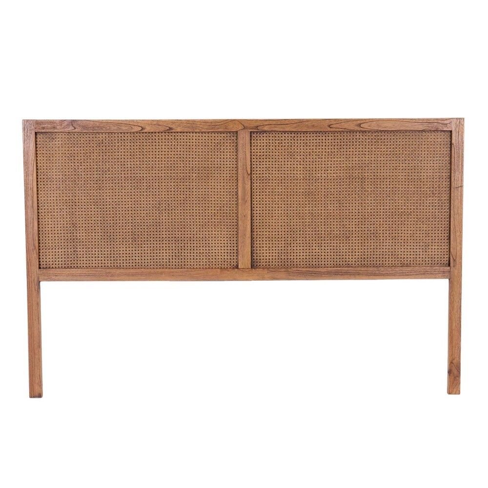 RESPALDO SUPER KING MADERA NATURAL-BEIGE ANTARA