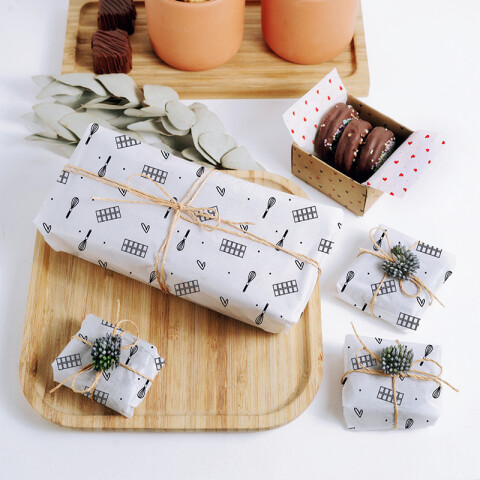 Papel Manteca Love Rollo 0,50x10 mts Papel Manteca Love Rollo 0,50x10 mts