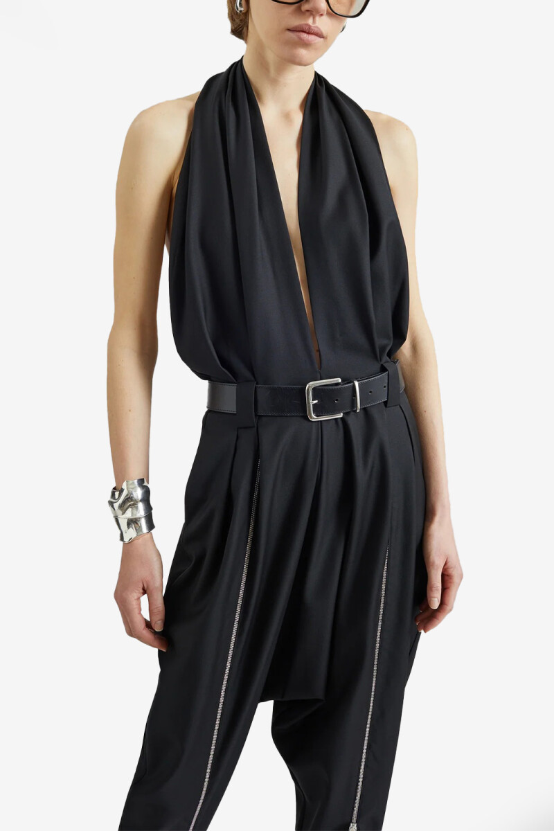 ENTERITO DOUBLE ZIPPED SAROUEL Negro