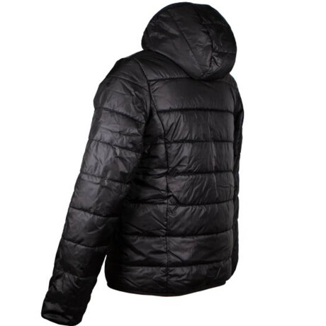 Campera Topper C/Capucha Abrigo Impermeable P/ Dama Negro2