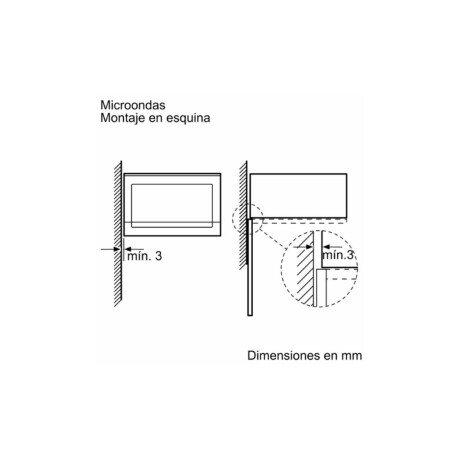 Microondas de empotrar Bosch 20 L BFL520MS0